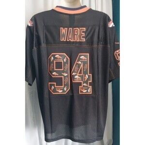 Nike Denver Broncos Limited DeMarcus Ware Jersey #94 Mens 44 Blackout NFL